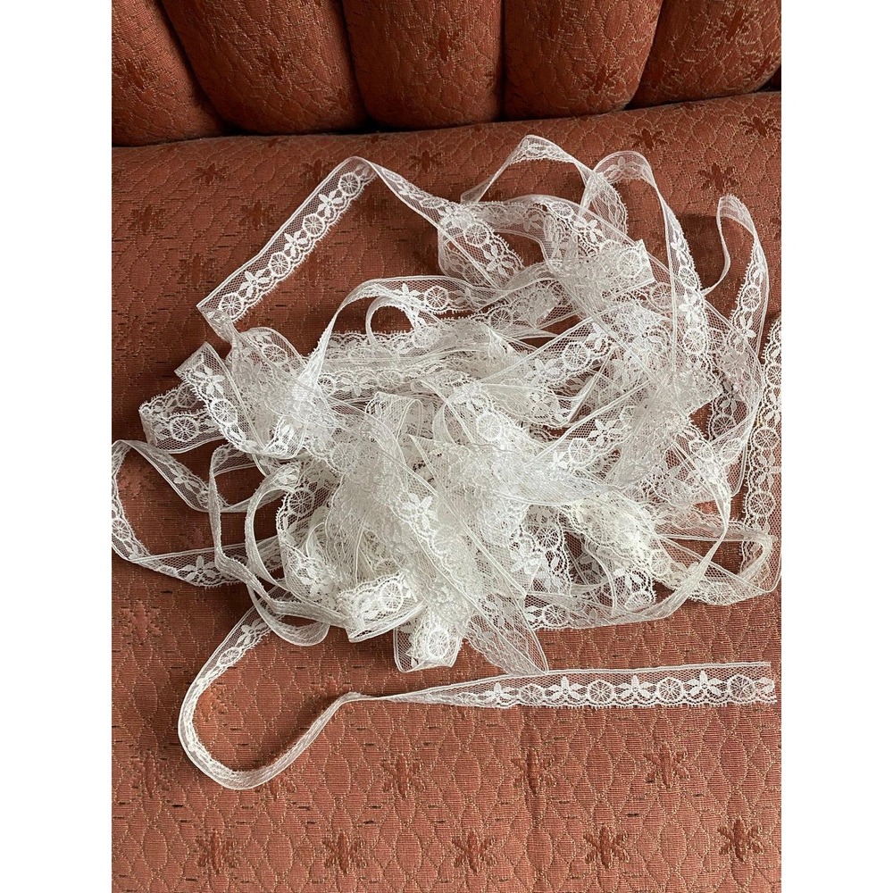 Vintage Lace 3/4" x 10 Yards DIY Craft Supply Sewing Junk Journaling